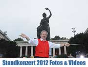 Oktoberfest 2012 Standkonzert der Oktoberfestkapellen vor der Bavaria am 30.09.2012  (©Foto: Martin Schmitz)
